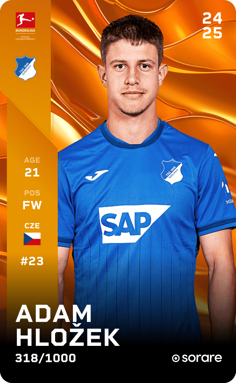 Adam Hložek 2024-25 • Limited 318/1000