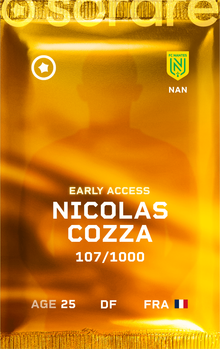 Nicolas Cozza 2024-25 • Limited 107/1000