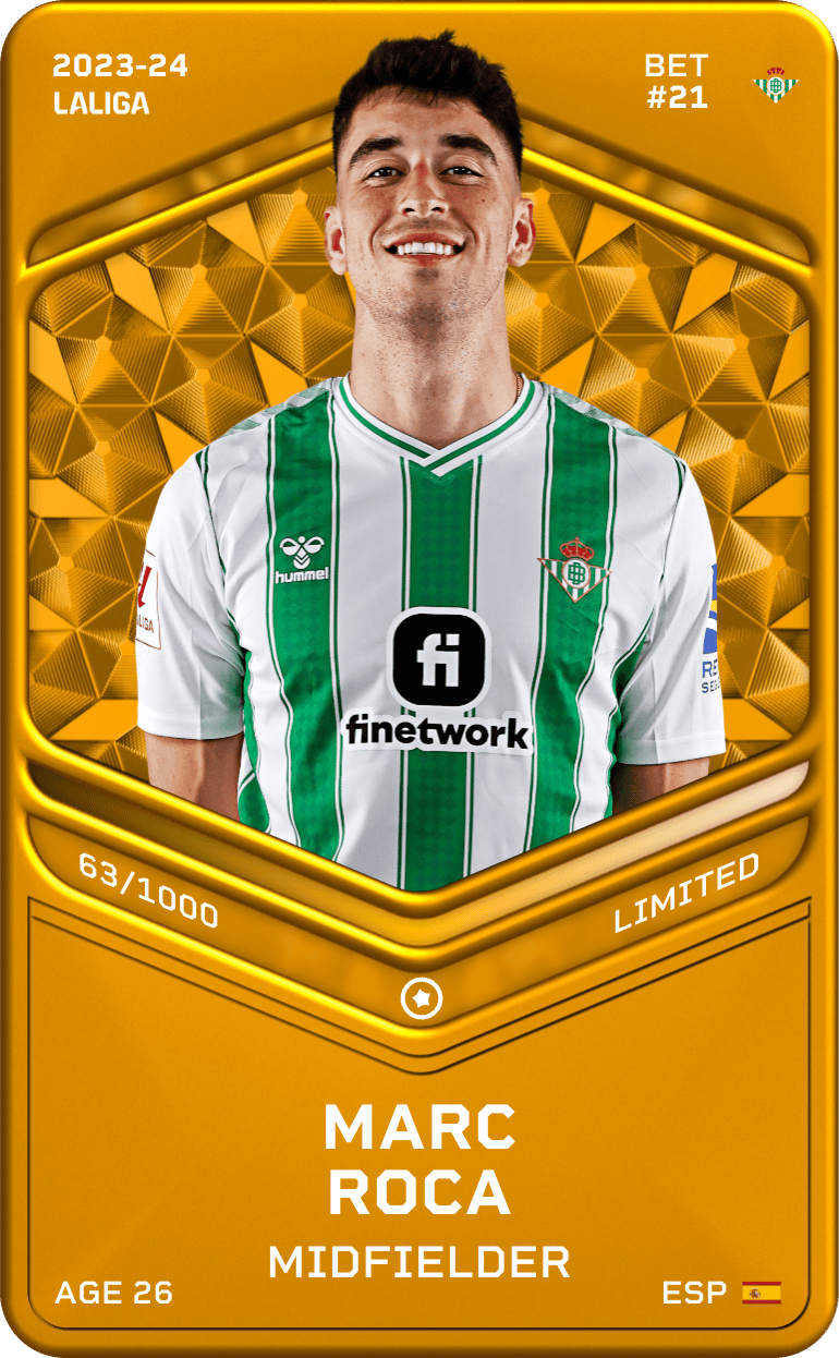 Marc Roca 2023-24 • Limited 63/1000