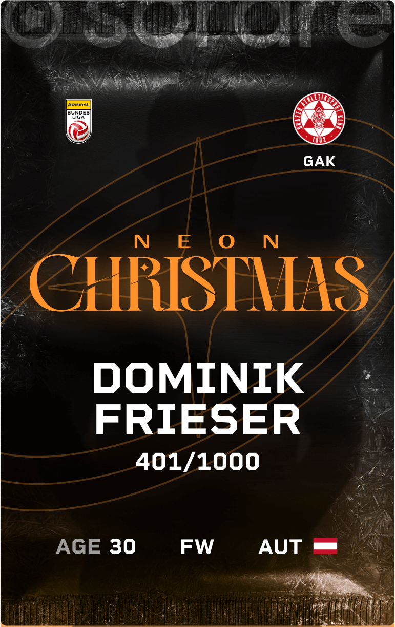 Dominik Frieser 2024-25 • Limited 401/1000