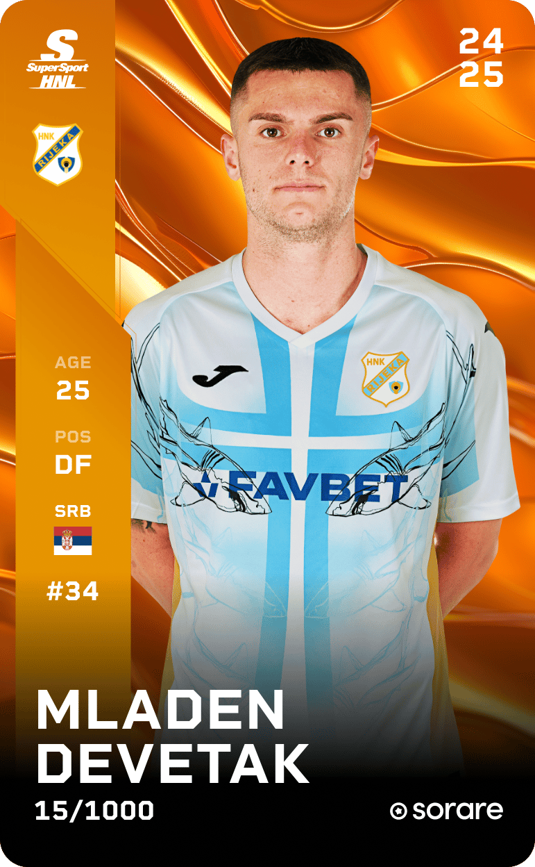 Mladen Devetak 2024-25 • Limited 15/1000