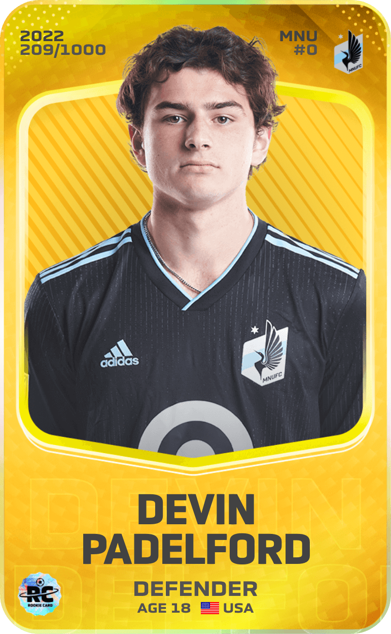 Devin Padelford 2022-23 • Limited 209/1000