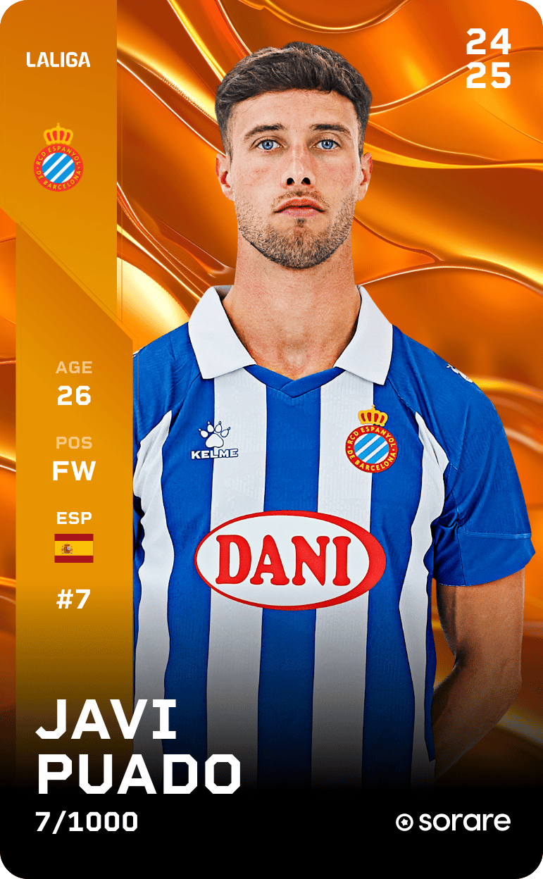 Javi Puado 2024-25 • Limited 7/1000