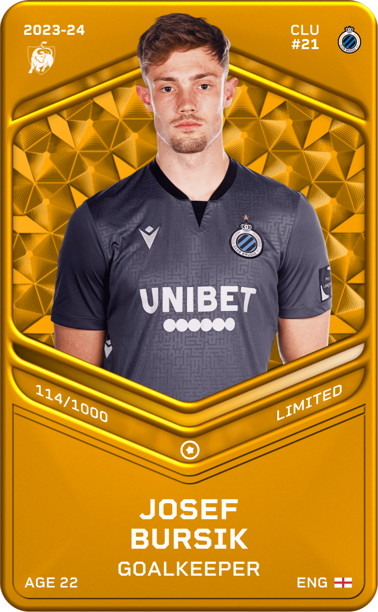 Josef Bursik 2023-24 • Limited 114/1000