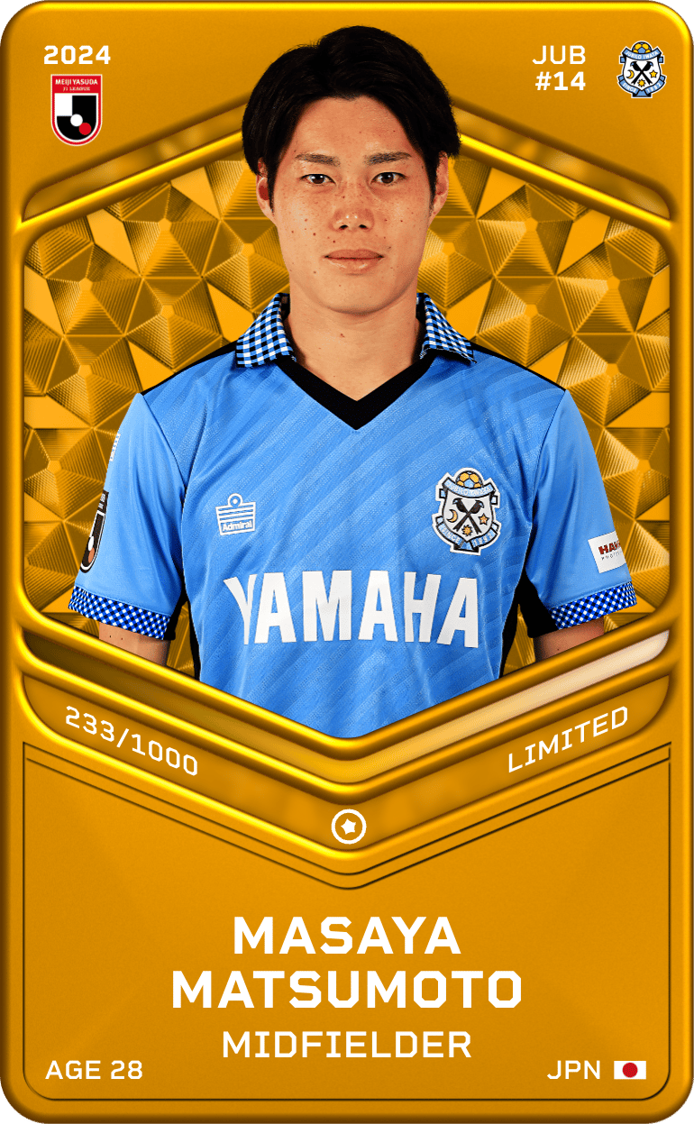 Masaya Matsumoto 2024-25 • Limited 233/1000