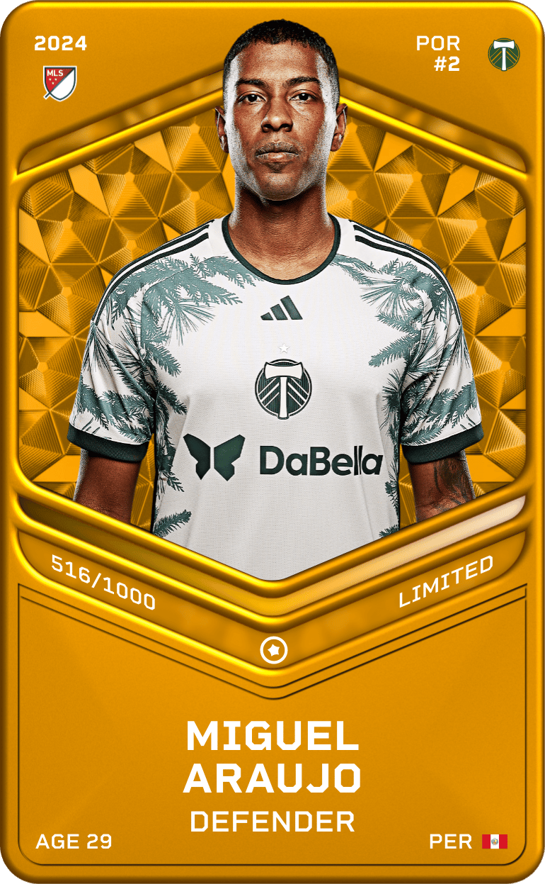 Miguel Araujo 2024-25 • Limited 516/1000