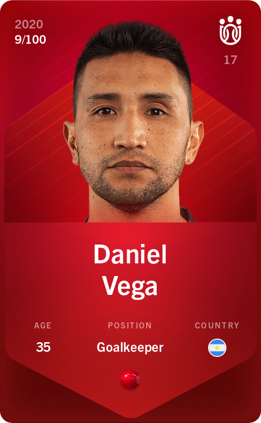 Sorare - Sorare Official - Daniel Vega 2020-21 • Rare 9/100 - NFT # 5333819812947389912139572949538108930708884393927588332800682787550534370880