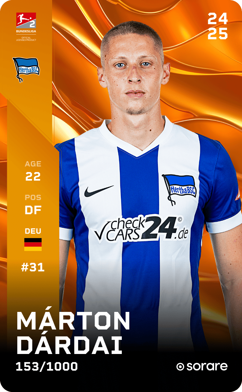 Márton Dárdai 2024-25 • Limited 153/1000