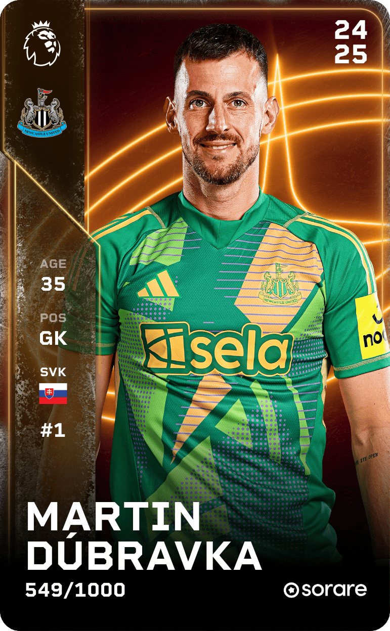 Martin Dúbravka 2024-25 • Limited 549/1000
