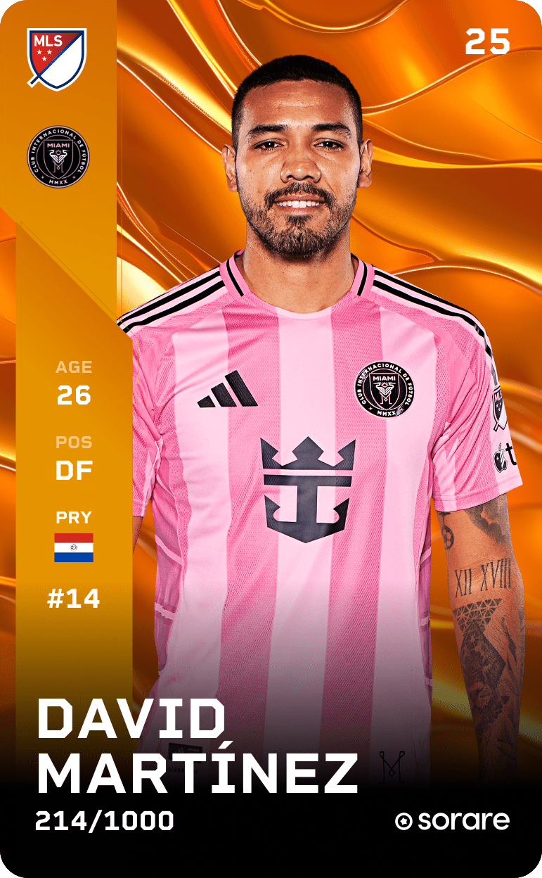 David Martínez 2025-26 • Limited 214/1000