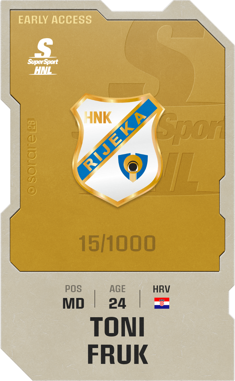Toni Fruk 2025-26 • Limited 15/1000