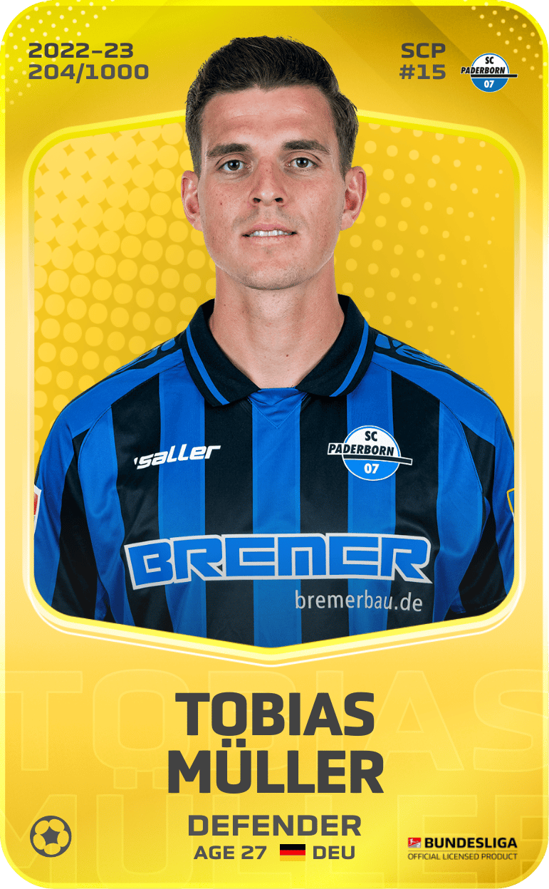 Tobias Müller 2022-23 • Limited 204/1000