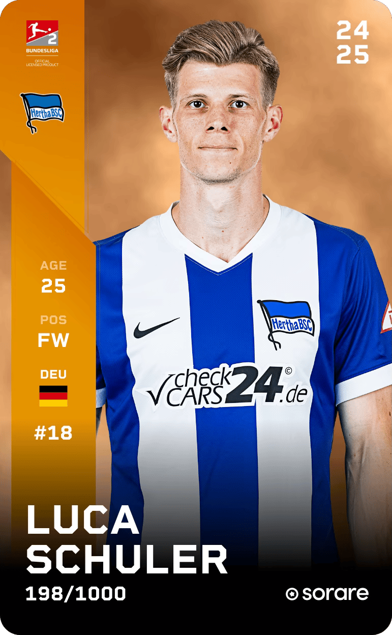 Luca Schuler 2024-25 • Limited 198/1000