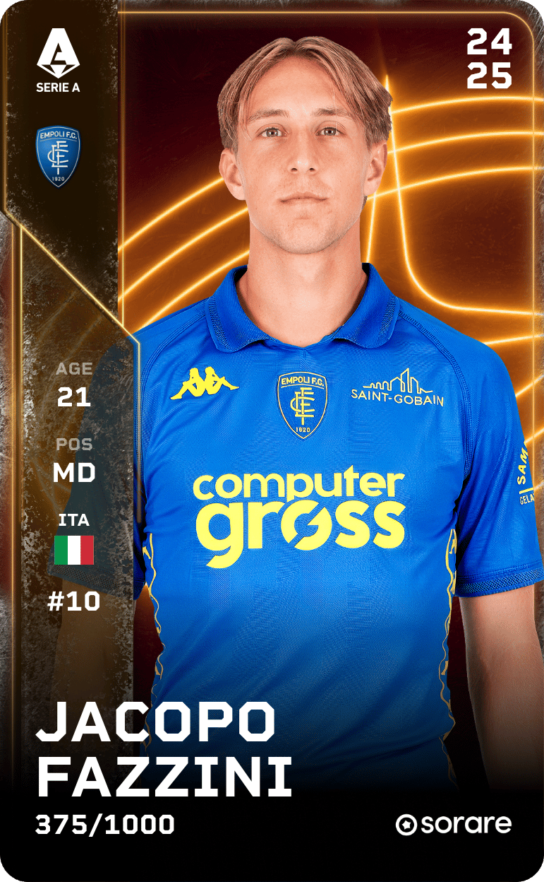 Jacopo Fazzini 2024-25 • Limited 375/1000
