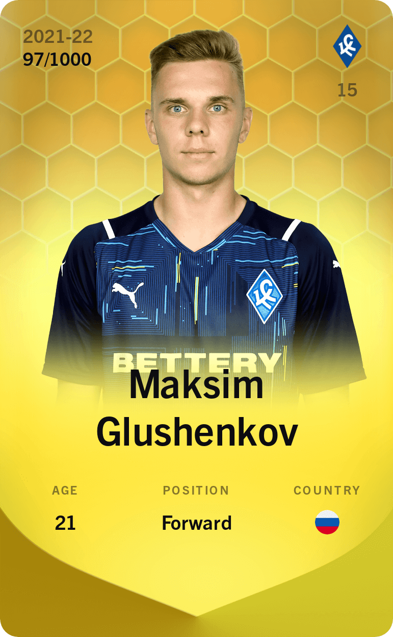 Maksim Glushenkov 2021-22 • Limited 97/1000