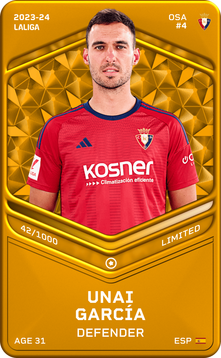 Unai García 2023-24 • Limited 42/1000