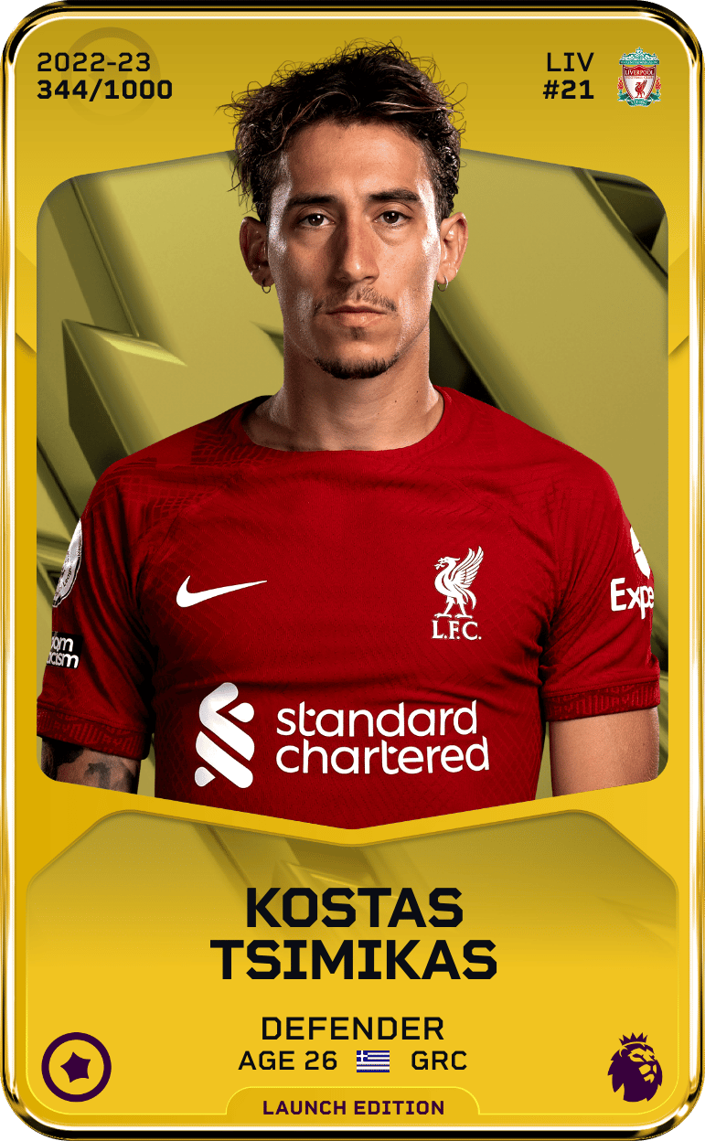 Kostas Tsimikas 2022-23 • Limited 344/1000
