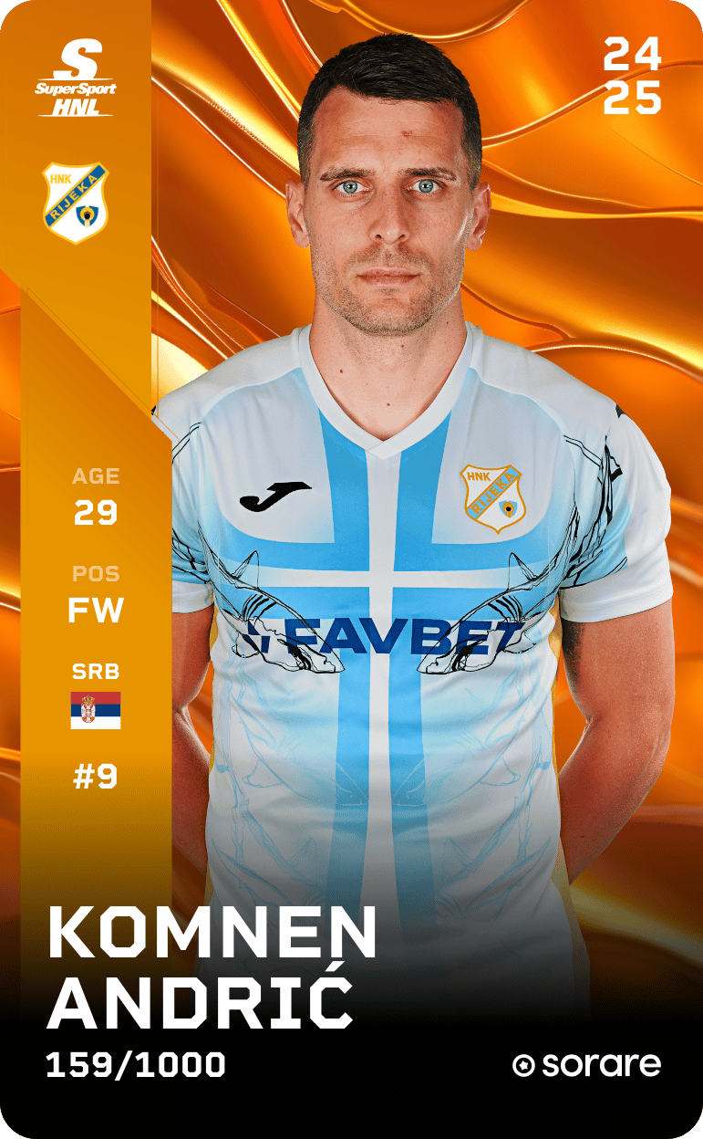 Komnen Andrić 2024-25 • Limited 159/1000
