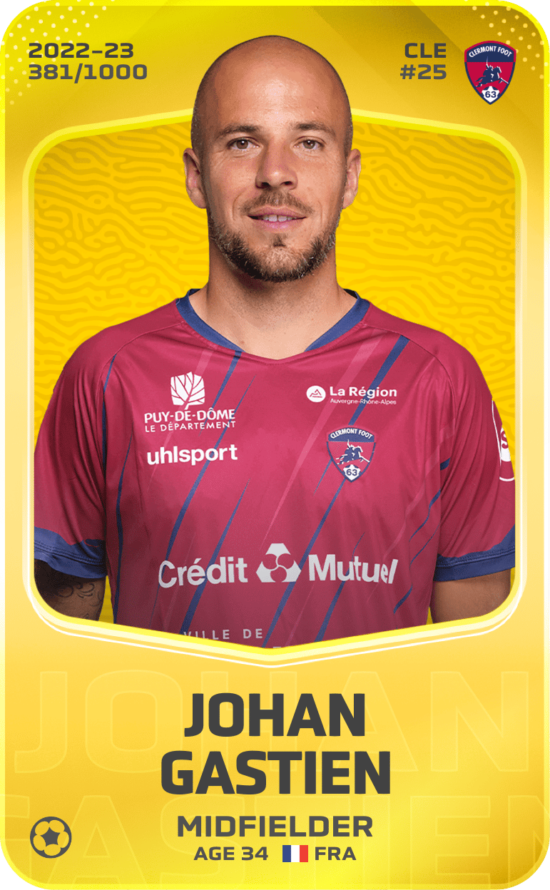 Johan Gastien 2022-23 • Limited 381/1000