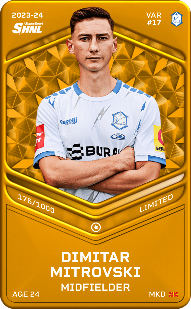 Dimitar Mitrovski 2023-24 • Limited 176/1000