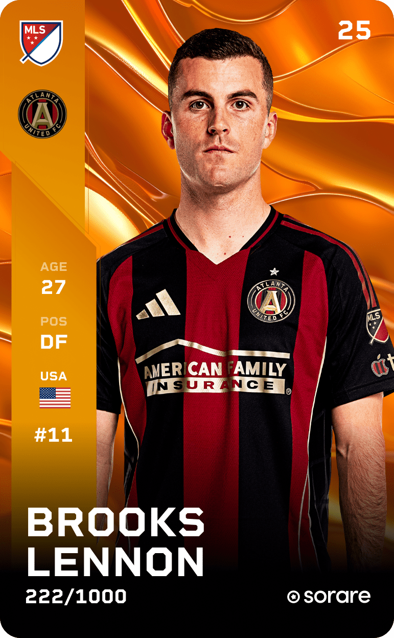 Brooks Lennon 2025-26 • Limited 222/1000