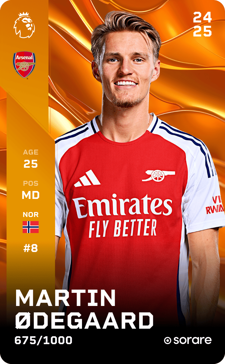 Martin Ødegaard 2024-25 • Limited 675/1000