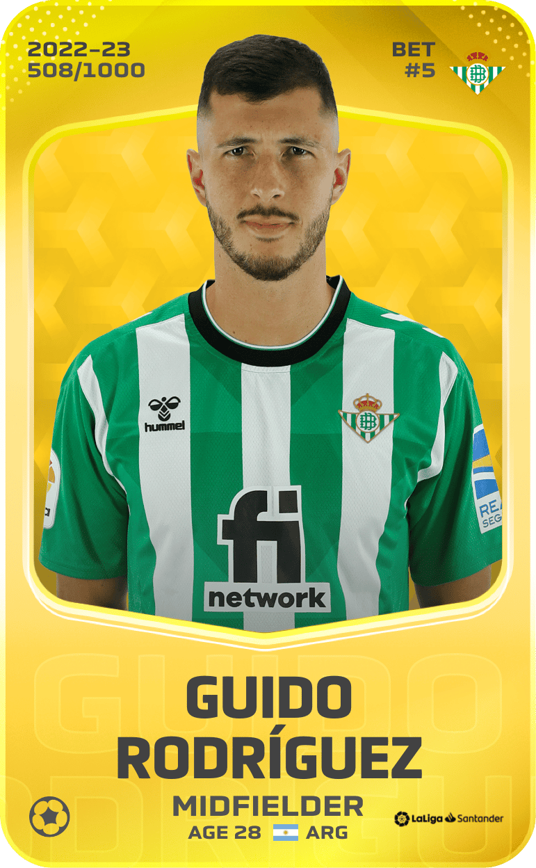 Guido Rodríguez 2022-23 • Limited 508/1000