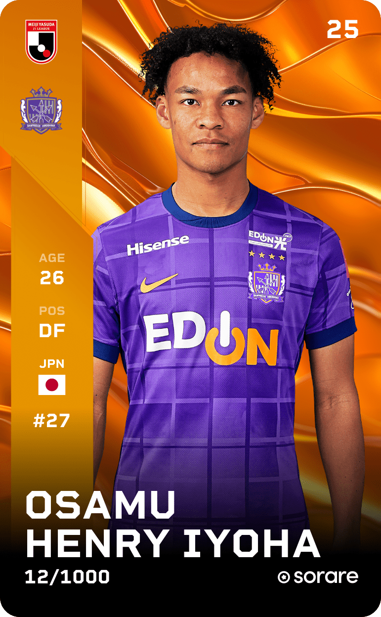 Osamu Henry IYOHA 2025-26 • Limited 12/1000