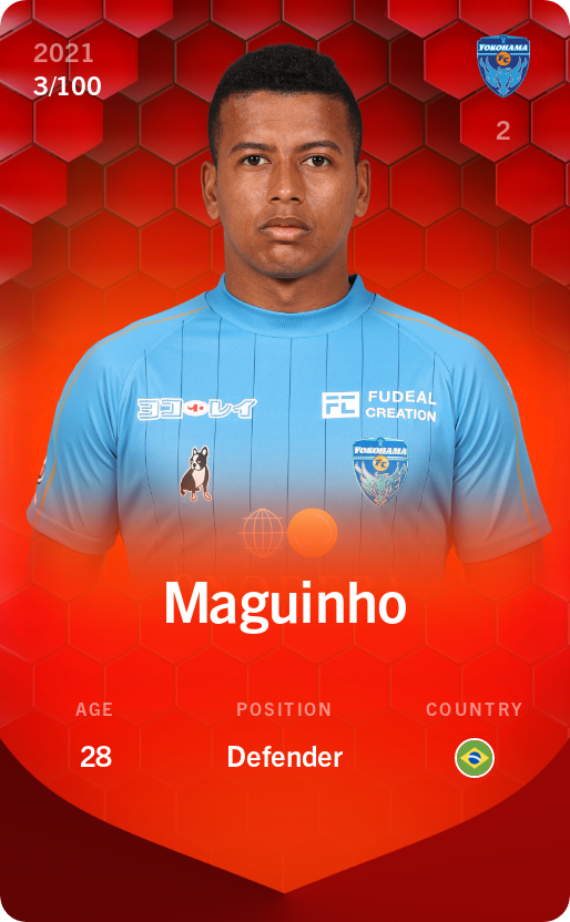 Sorare - Sorare Official - Maguinho 2021-22 • Rare 3/100 - NFT # 11763117728642683712965717317427734405804491121786269160129345428706160538073