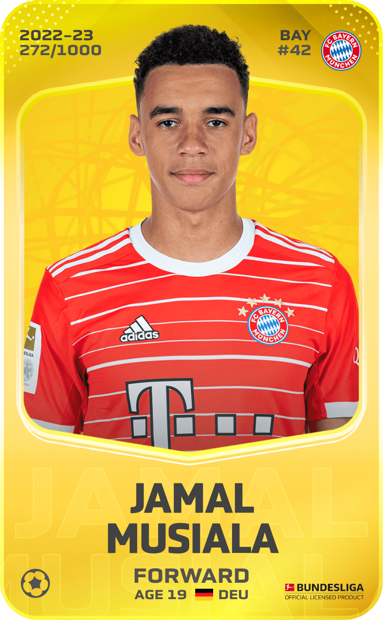 Jamal Musiala 2022-23 • Limited 272/1000