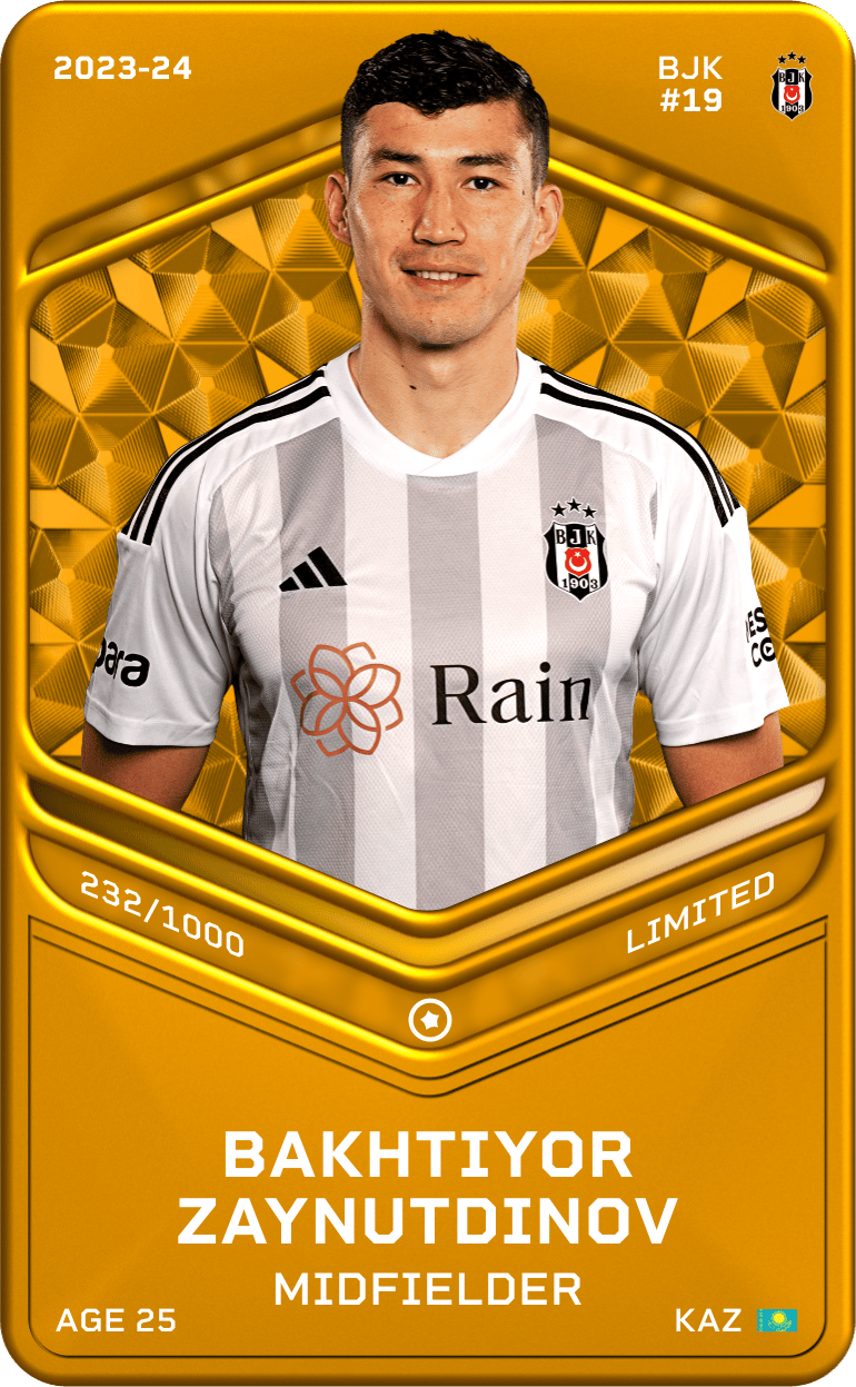 Bakhtiyor Zaynutdinov 2023-24 • Limited 232/1000