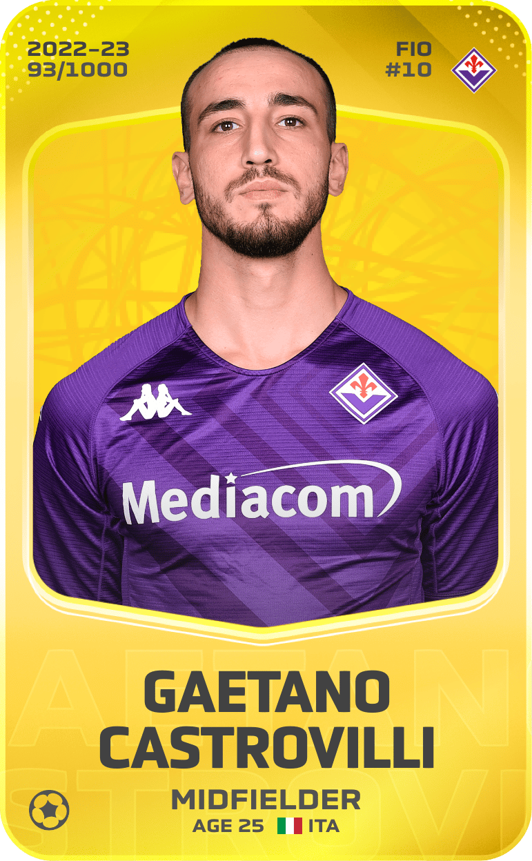 Gaetano Castrovilli 2022-23 • Limited 93/1000