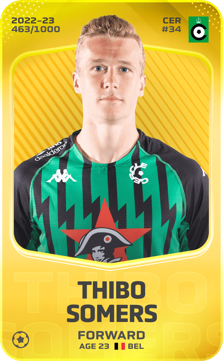 Thibo Somers 2022-23 • Limited 463/1000