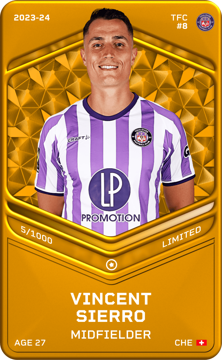 Vincent Sierro 2023-24 • Limited 5/1000