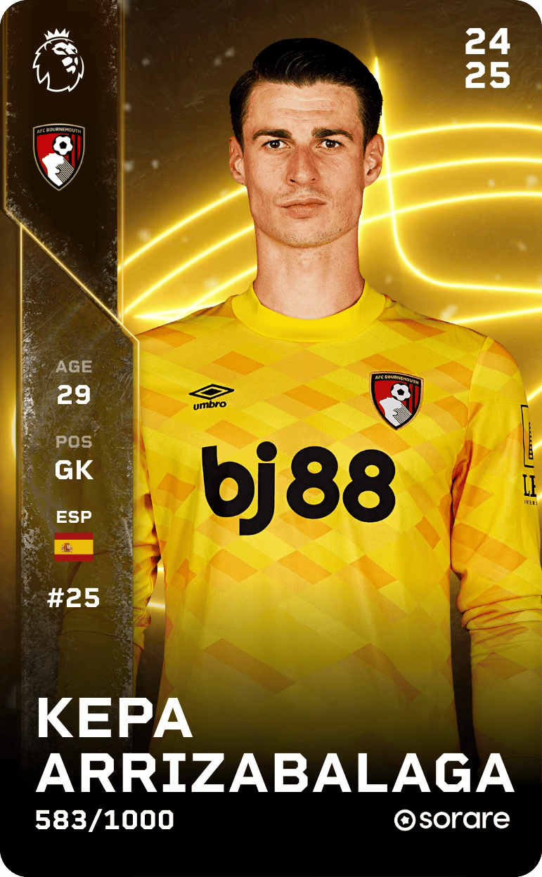 Kepa Arrizabalaga 2024-25 • Limited 583/1000