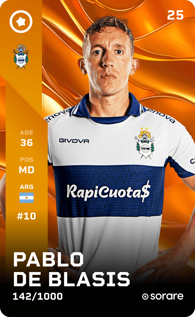Pablo De Blasis 2025-26 • Limited 142/1000