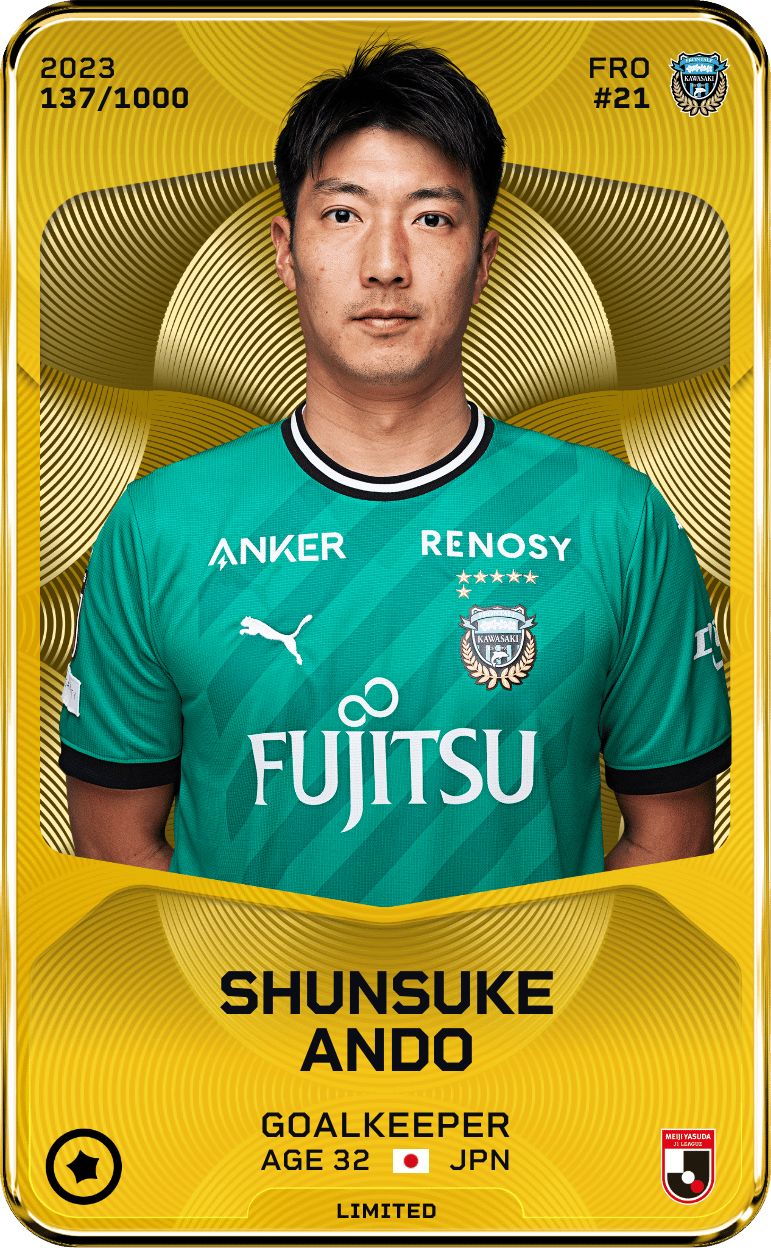 Shunsuke Ando 2023-24 • Limited 137/1000