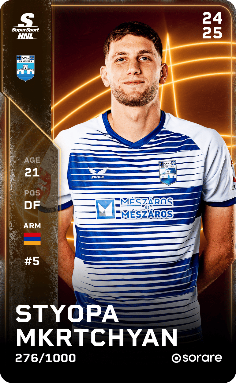Styopa Mkrtchyan 2024-25 • Limited 276/1000