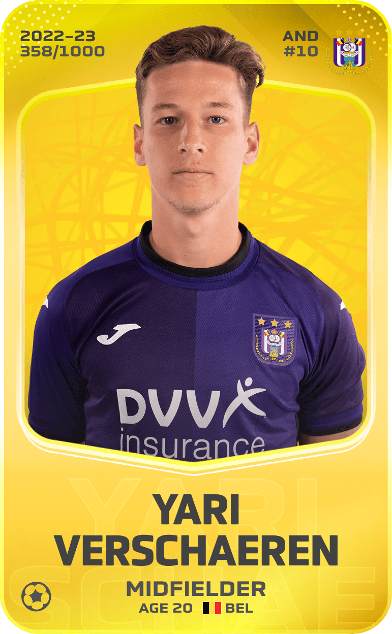 Yari Verschaeren 2022-23 • Limited 358/1000
