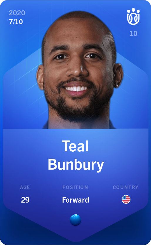 Sorare - Sorare Official - Teal Bunbury 2020-21 • Super Rare 7/10 - NFT # 78647639628674743917606741527853893871711187015825013457996109913205537149239