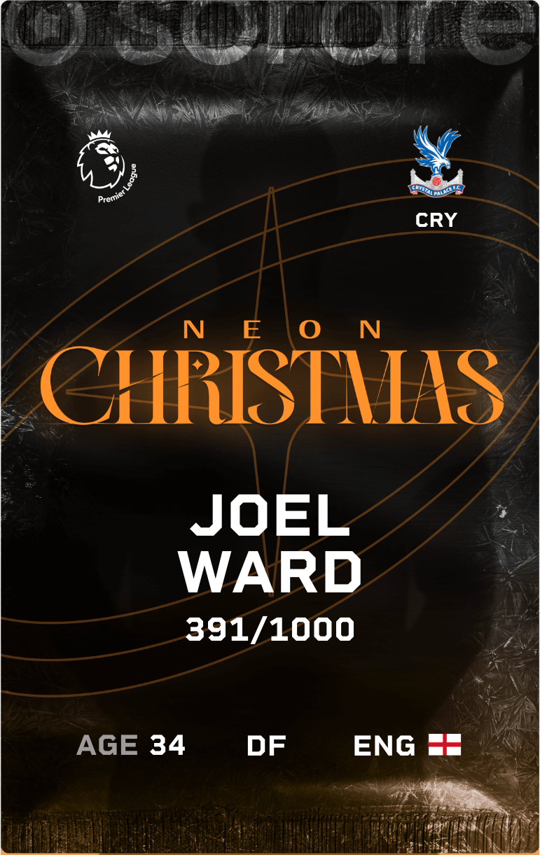Joel Ward 2024-25 • Limited 391/1000