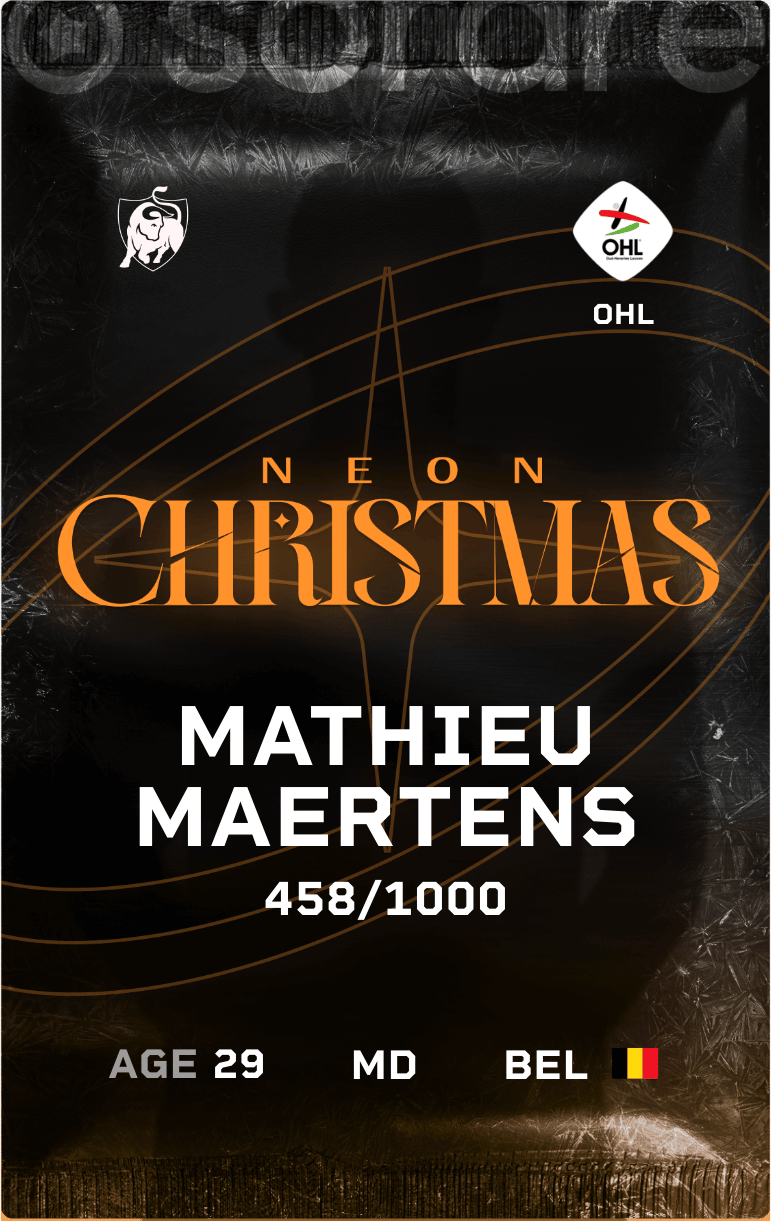 Mathieu Maertens 2024-25 • Limited 458/1000