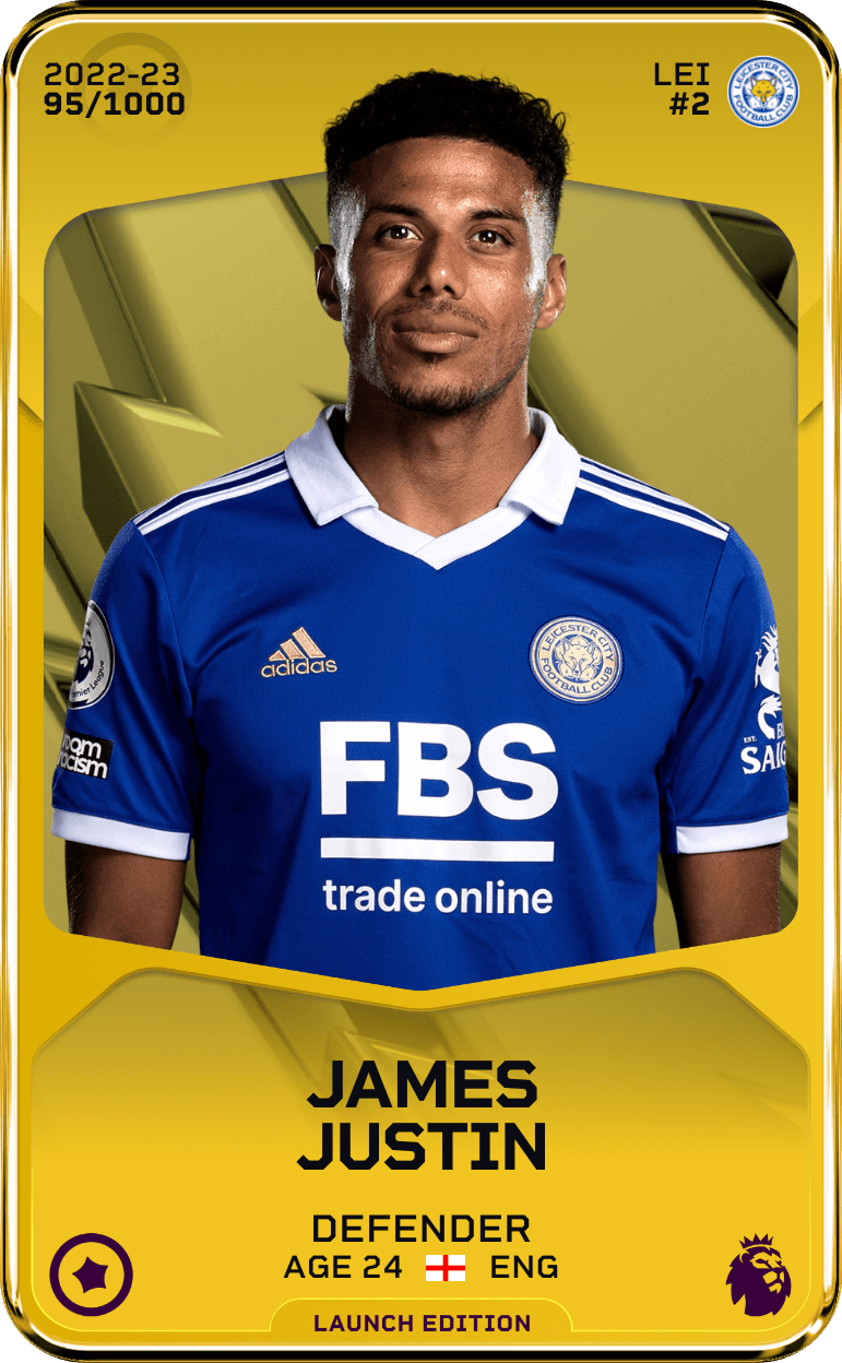 James Justin 2022-23 • Limited 95/1000