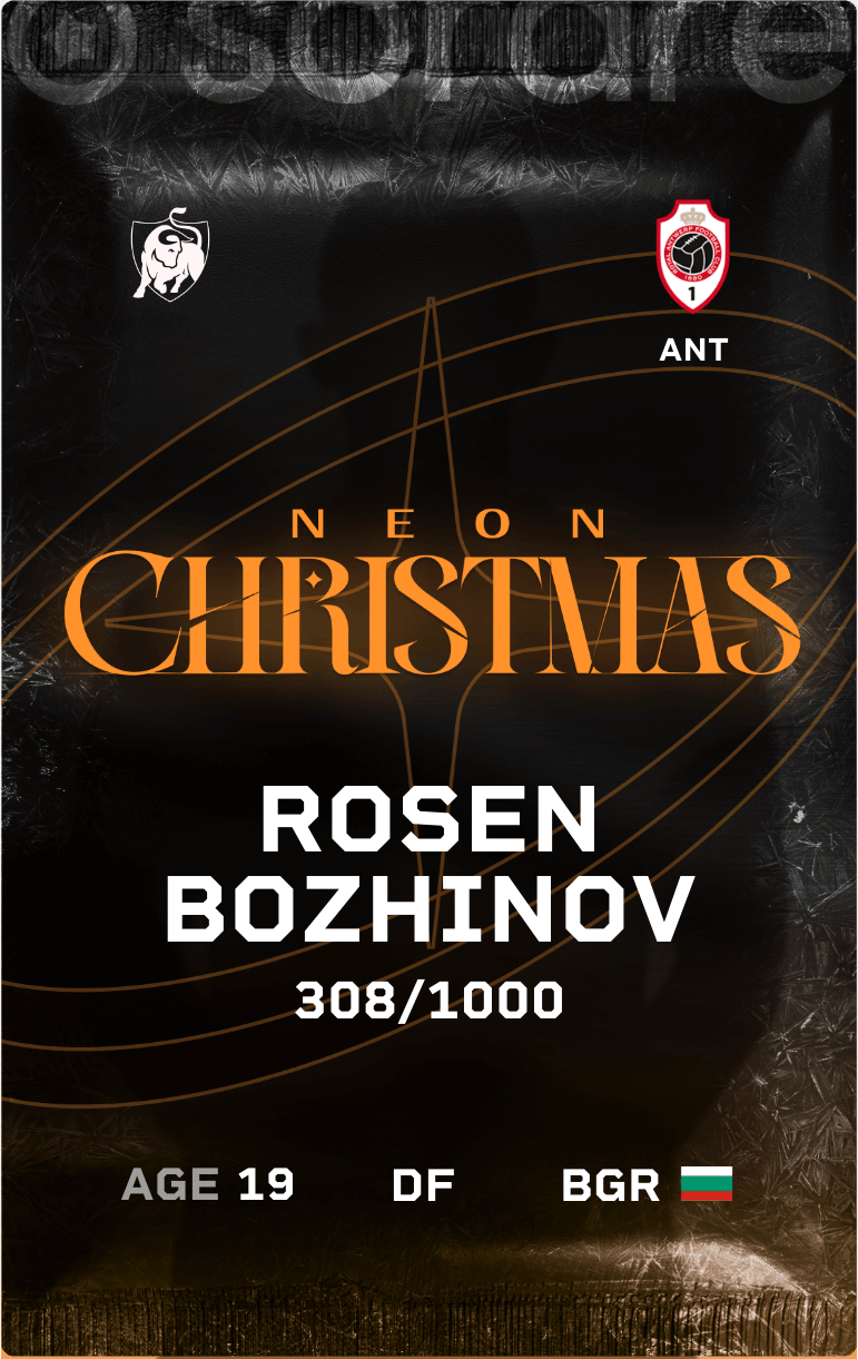 Rosen Bozhinov 2024-25 • Limited 308/1000