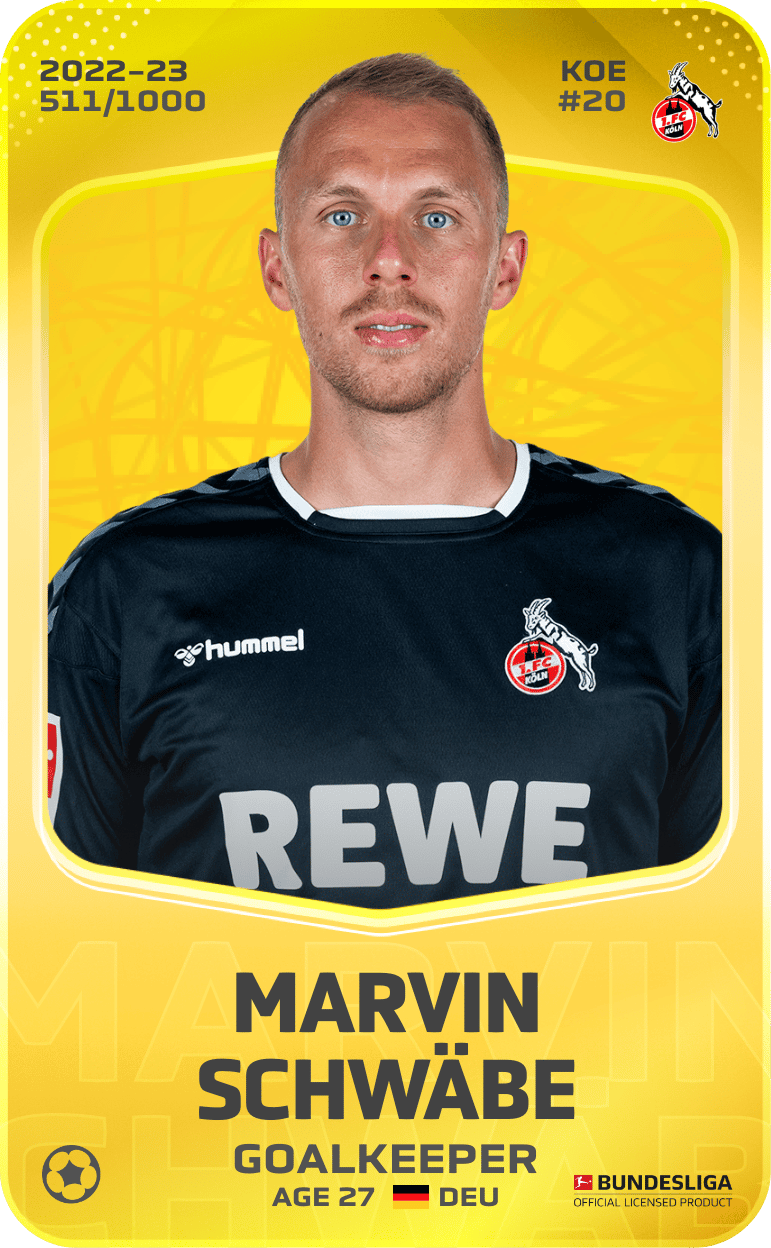 Marvin Schwäbe 2022-23 • Limited 511/1000