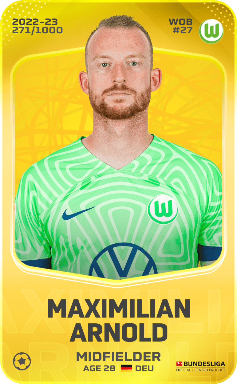 Maximilian Arnold 2022-23 • Limited 271/1000