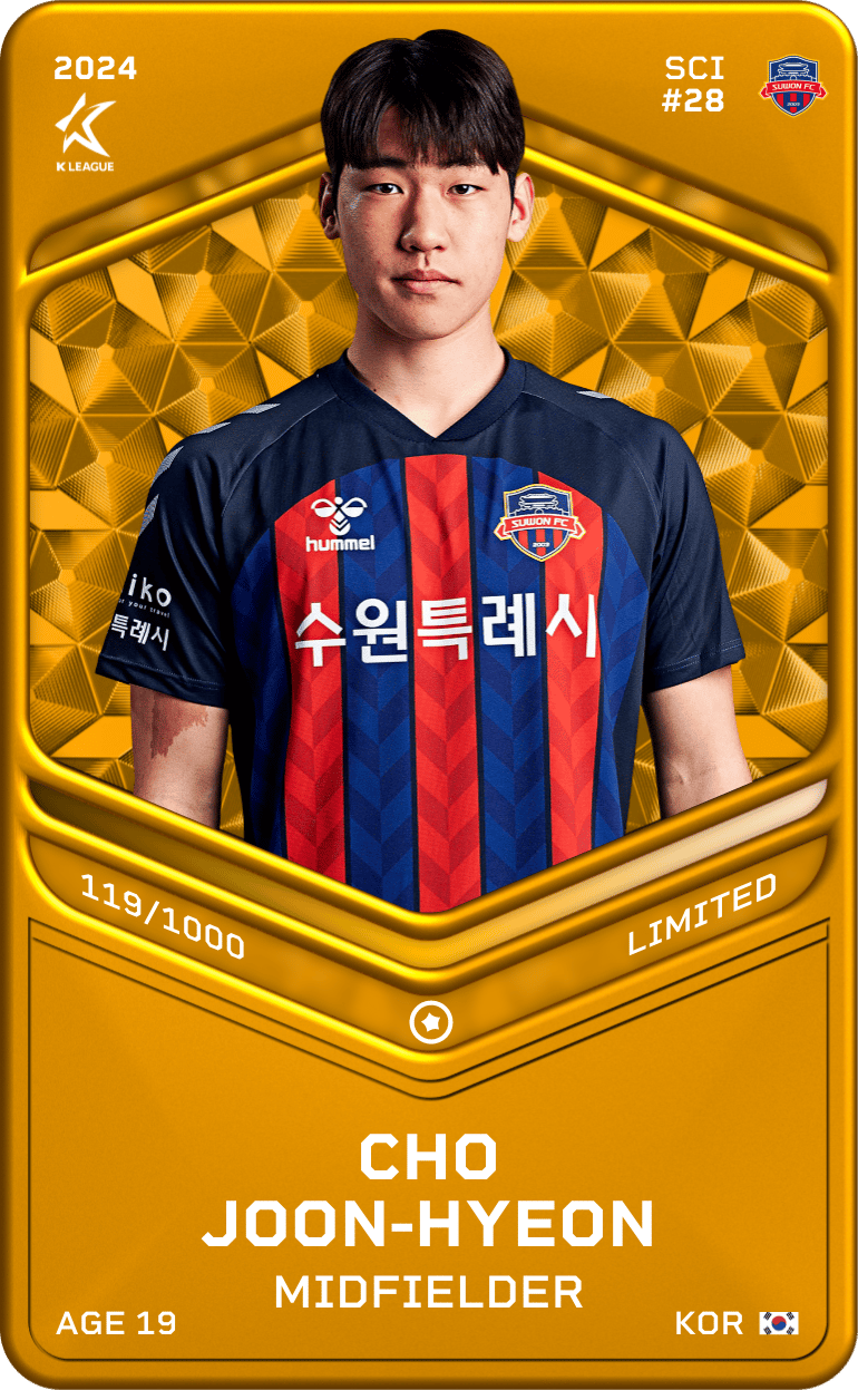Jo Joon-Hyeon 2024-25 • Limited 119/1000
