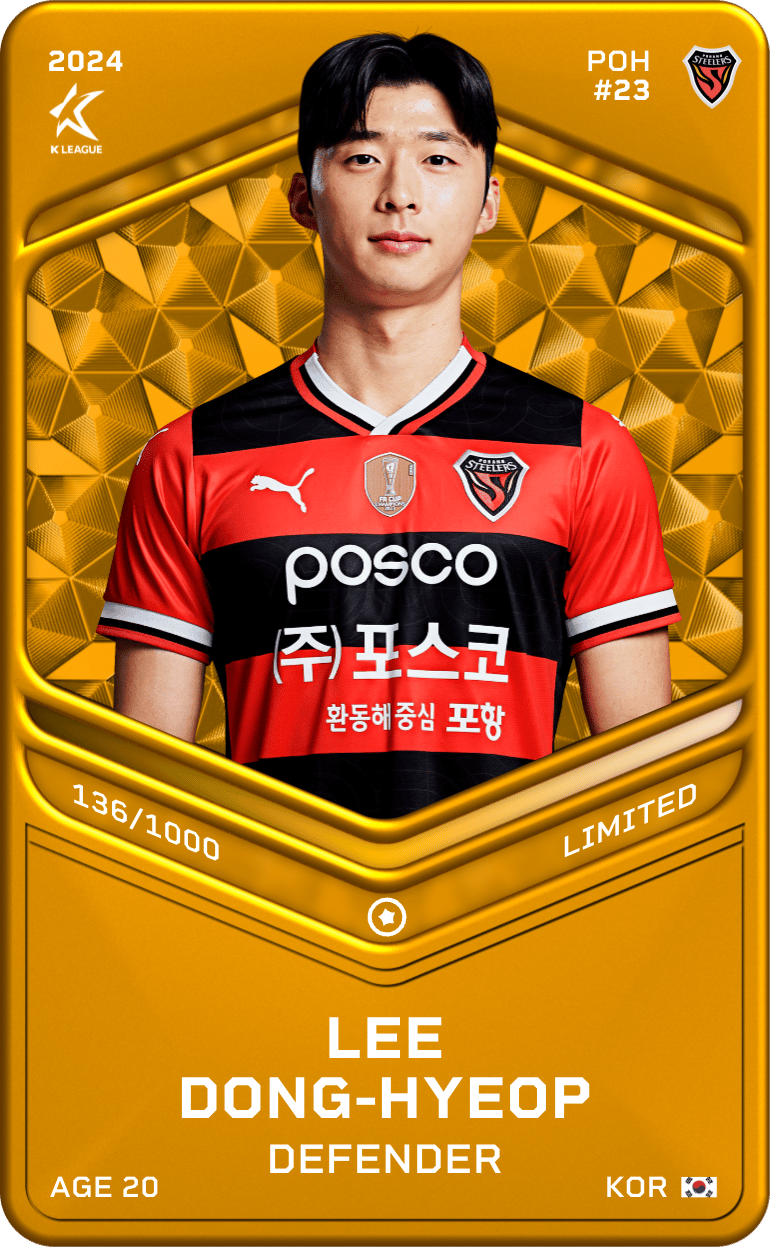 Lee Dong-Hyeop 2024-25 • Limited 136/1000