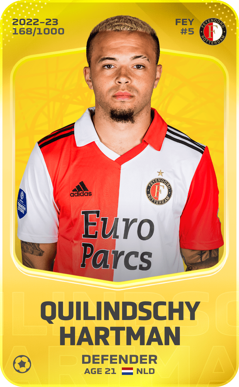 Quilindschy Hartman 2022-23 • Limited 168/1000