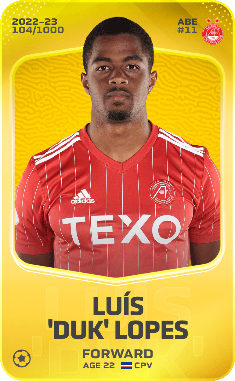 Luís 'Duk' Lopes 2022-23 • Limited 104/1000
